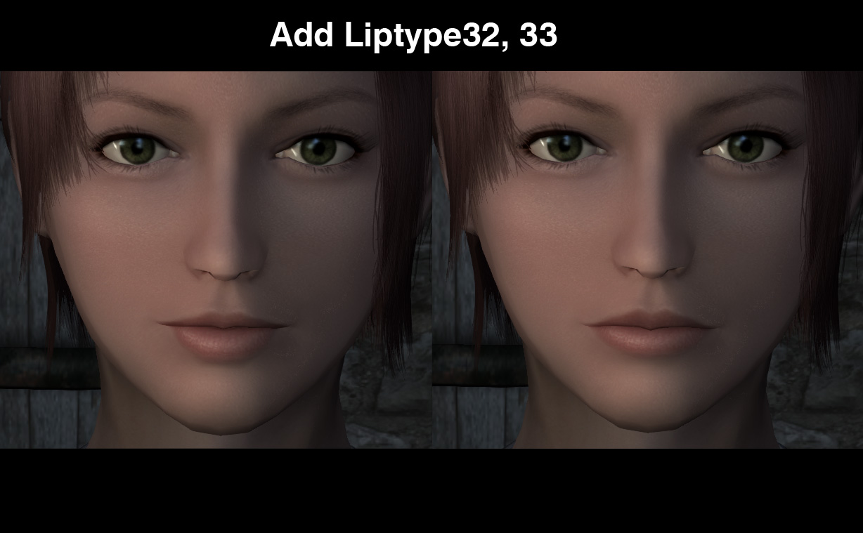 Skyrim enhanced character edit presets